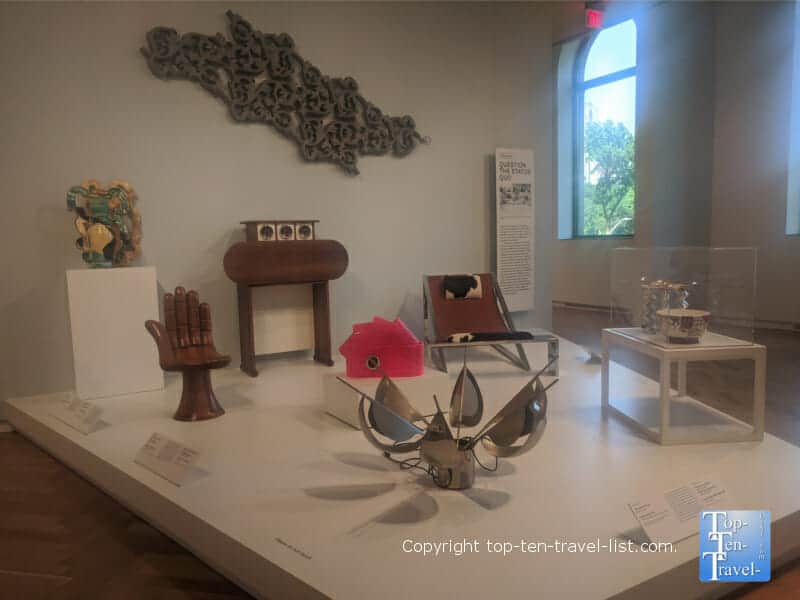 Decorative arts exhibit at The Carnegie Museum of Art in Pittsburgh, PA