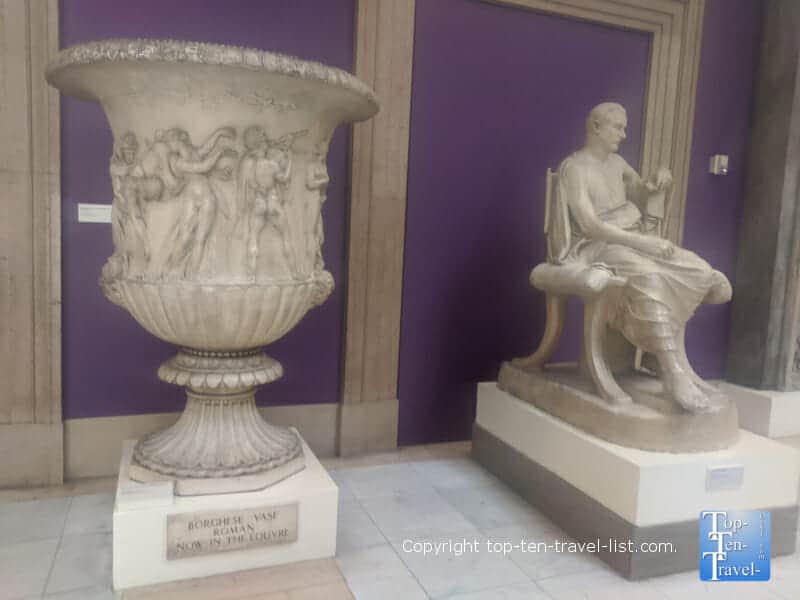 Ancient art at the Hall of Architecture Carnegie Museum of Art in Pittsburgh, PA