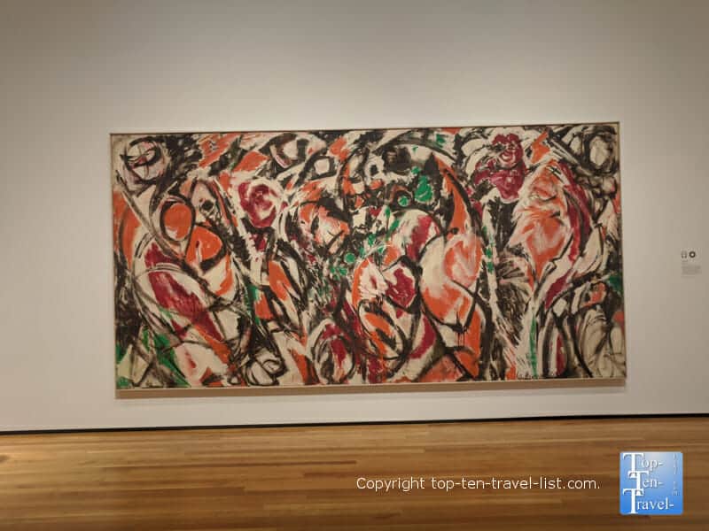 Modern art piece at The Cleveland Museum of Art