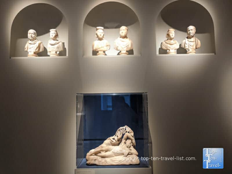 Ancient sculptures at The Cleveland Museum of Art