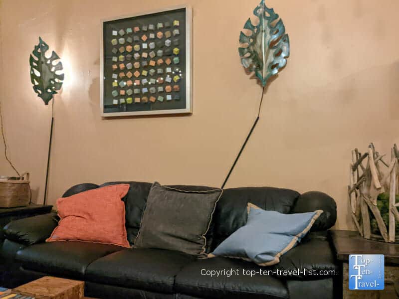 Eclectic decor at Beans on Broad in Grove City, PA