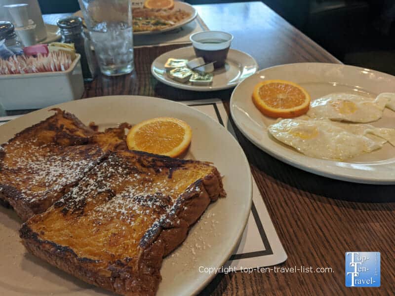 French toast at Central Diner in Robinson, PA