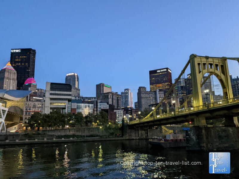 Pittsburgh skyline at night