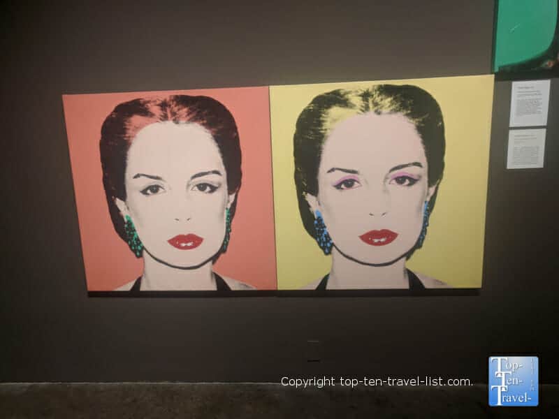 Caroline Herrera pop art at the Andy Warhol Museum in Pittsburgh