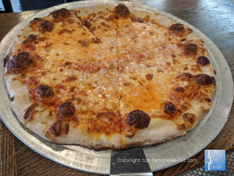 Cheese pizza at Badamo in Mt. Lebanon