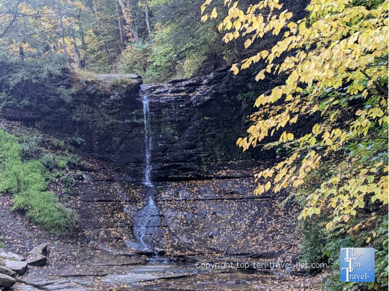Waterfall at Falls Run Park near Pittsburgh 
