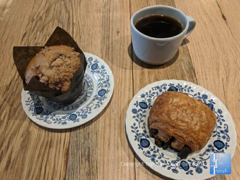 Great coffee and pastries at Mediterra Bakery in downtown Sewickley, PA