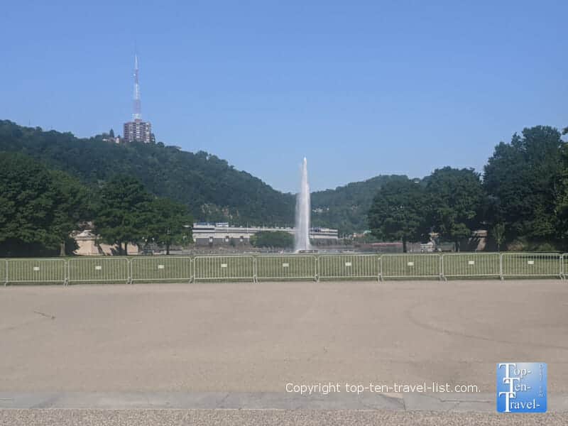 Fountain at Point State Park in downtown Pittsburgh