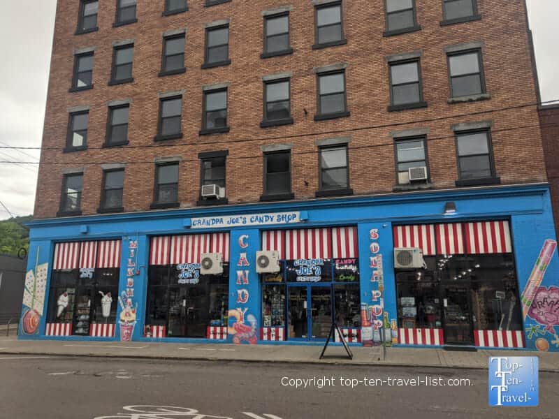 Grandpa Joe's candy shop in the Strip District of Pittsburgh
