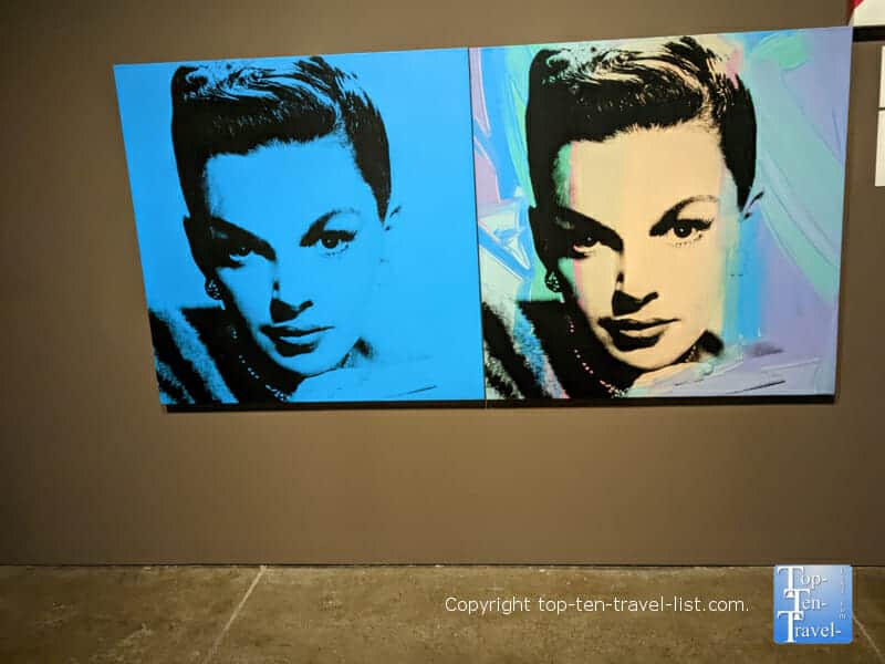 Judy Garland pop art at the Andy Warhol Museum