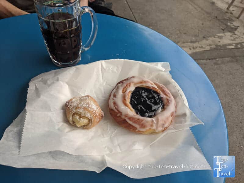 Great coffee at La Prima Espresso in The Strip District of Pittsburgh