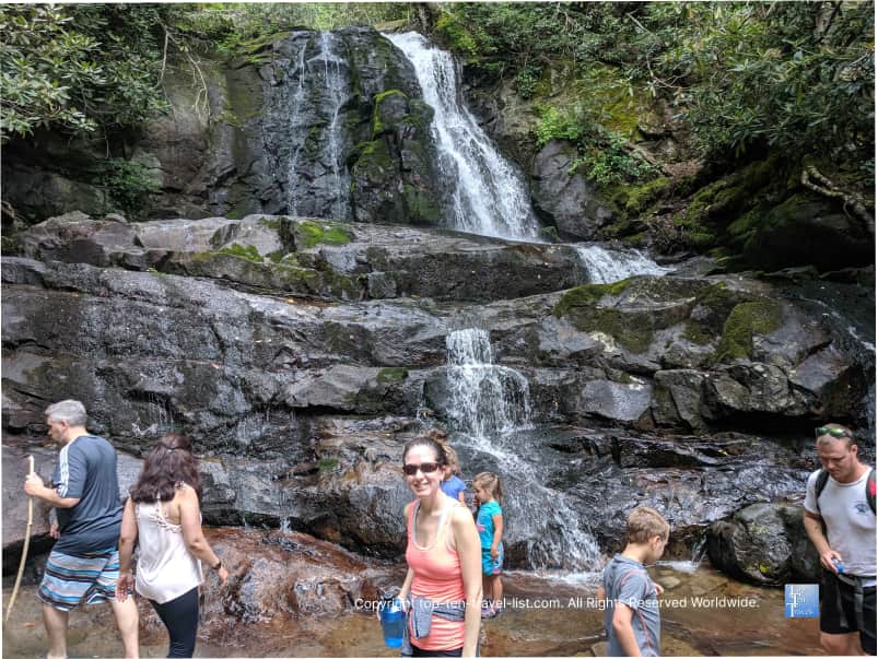Laurel Falls in the Great Smoky Mountains