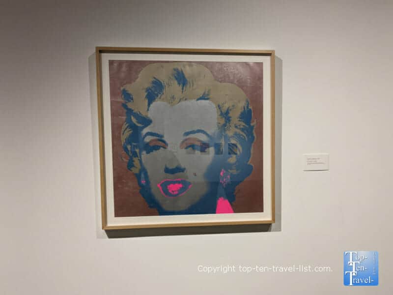 Pink Marilyn Monroe at The Warhol Museum in downtown Pittsburgh