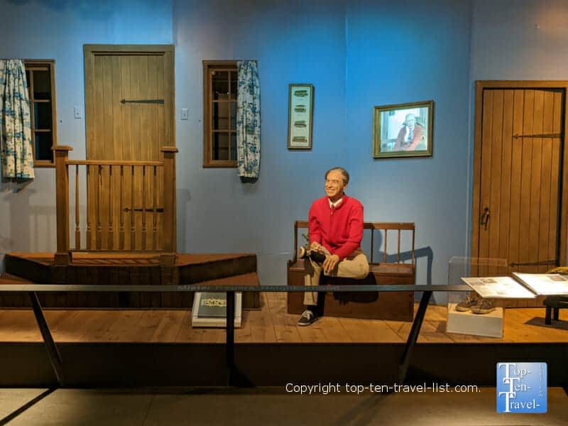 Mr. Roger's Neighborhood set at the Heinz History Center in Pittsburgh