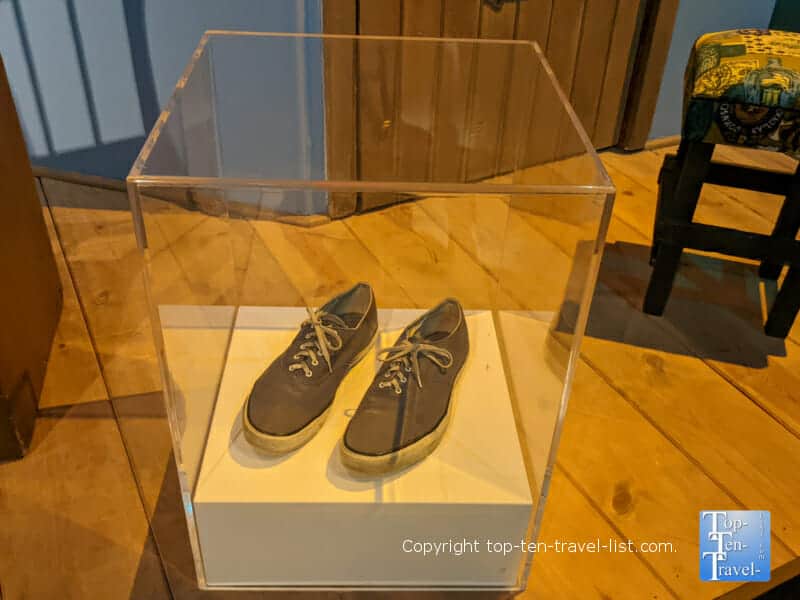 Mr. Roger's shoes at the Heinz History Center in Pittsburgh