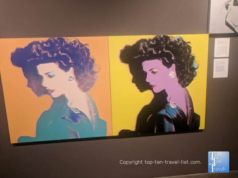 Princess Caroline of Monaco, 1983, at the Andy Warhol Museum in Pittsburgh
