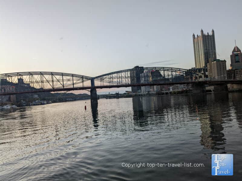 Gorgeous Pittsburgh bridge view via the Gateway Clipper