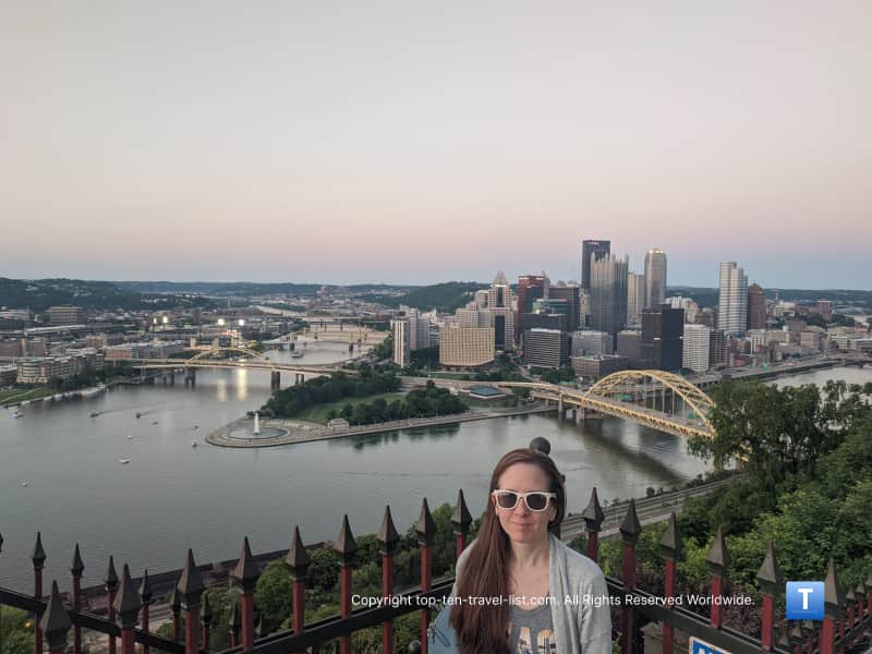 Beautiful Pittsburgh skyline views from Mt. Washington