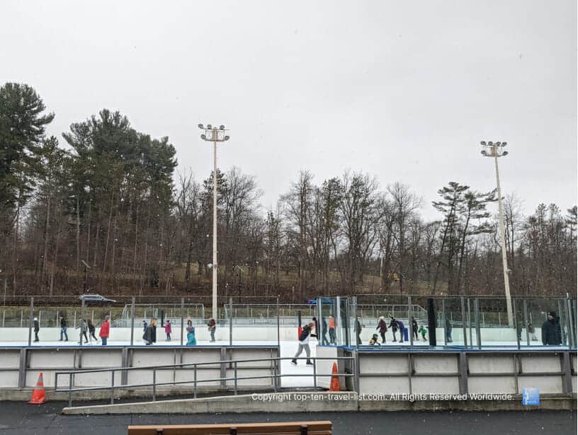 South Park ice skating rink in Bethel Park, PA