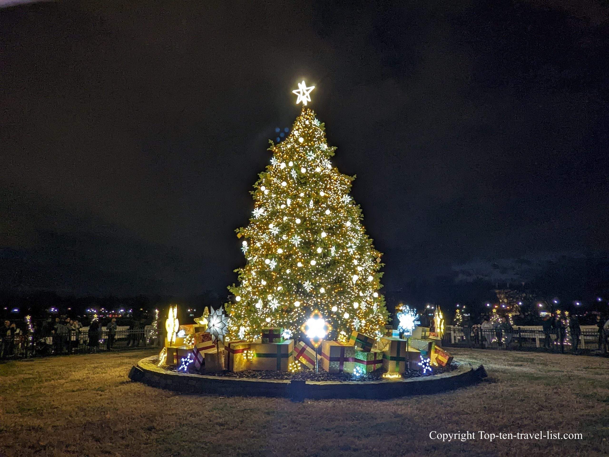 The National Tree lighting in Washington D.C. - 100th anniversary 