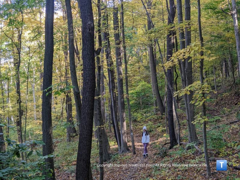 Fall hiking in Pennsylvania 