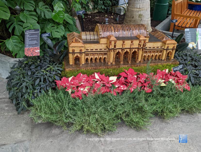 Union Station replica at the US Botanical Gardens in D.C.