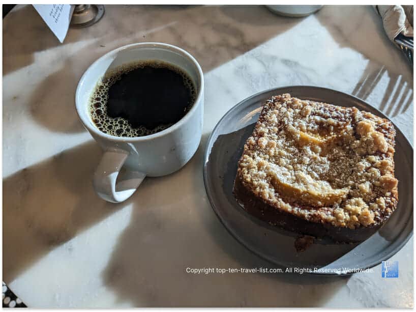 Cinnamon apple Bostock at Mediterra Cafe in Sewickley, PA