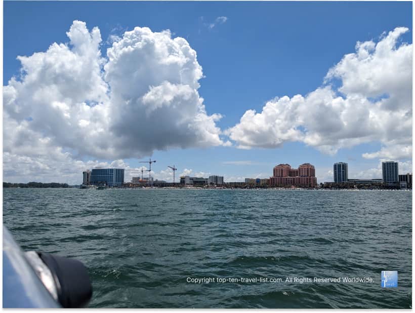 Views of Clearwater Beach from the Sea Screamer boat ride