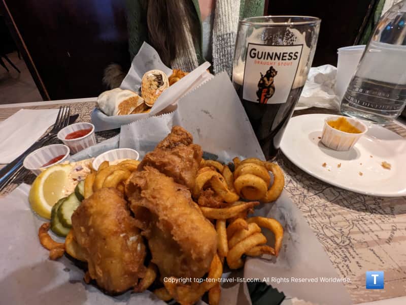 Great Fish and Chips at Monterey Pub in Pittsburgh