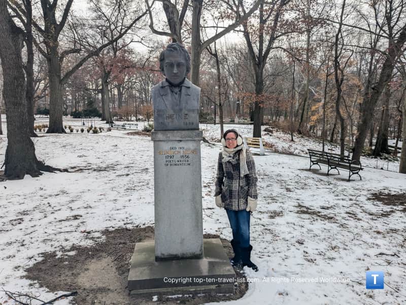 Winter walk through Cleveland Cultural Gardens