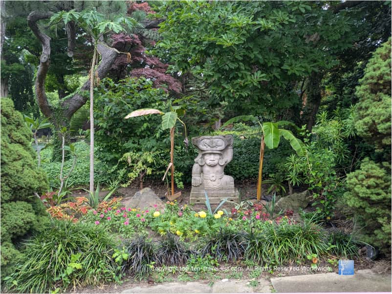 Betty Ott Talking Garden at Rockefeller Greenhouse in Cleveland, Ohio