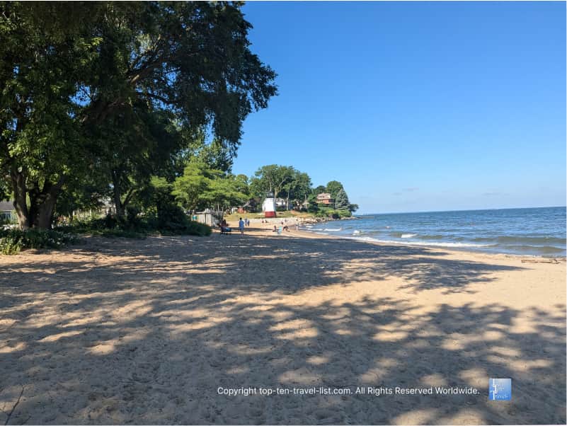 Beautiful Main St. beach in Vermillion, Ohio