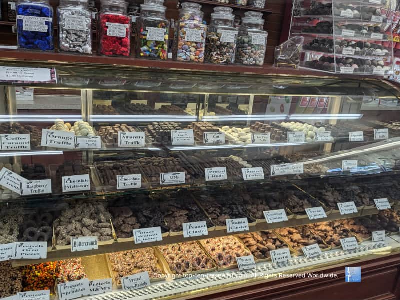 Brummers candy in Vermillion, Ohio