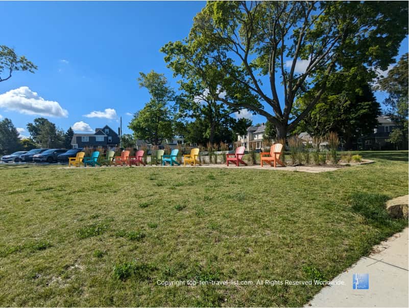 Adirondack chairs in Vermillion, Ohio