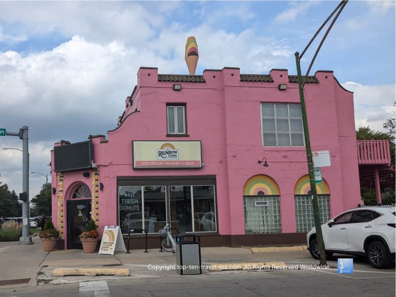 The Original Rainbow Cone on Western Ave. on the southside of Chicago