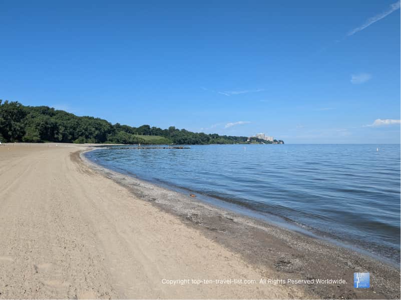 Summer day at Perkins Beach in Cleveland