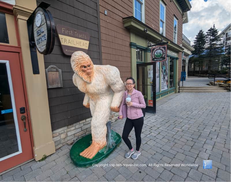 Bigfoot sightings at Snowshoe Mountain Resort