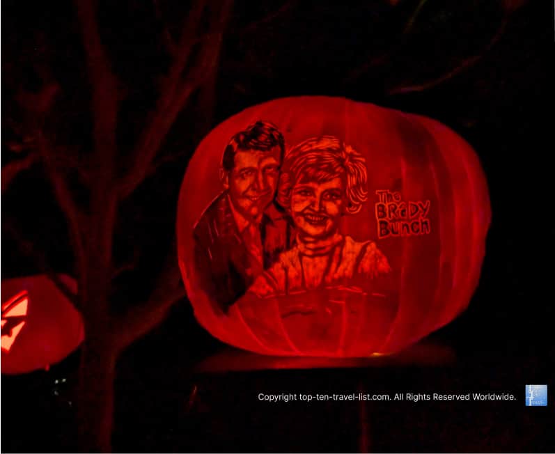 Brady Bunch Jack O'Lantern at the Pittsburgh Zoo