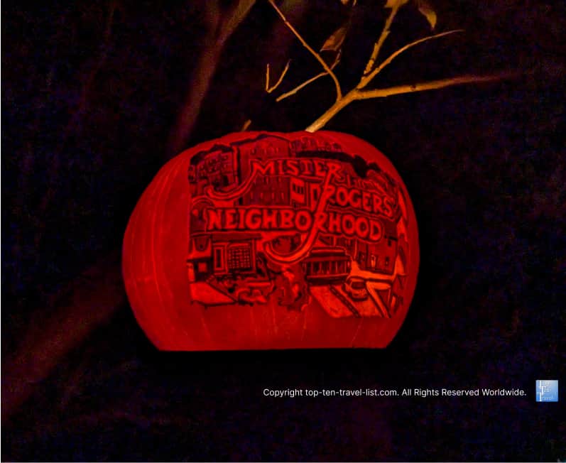 Mister Roger's Jack O'Lantern at the Pittsburgh Zoo