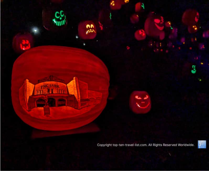 PNC Park jack o'lantern
