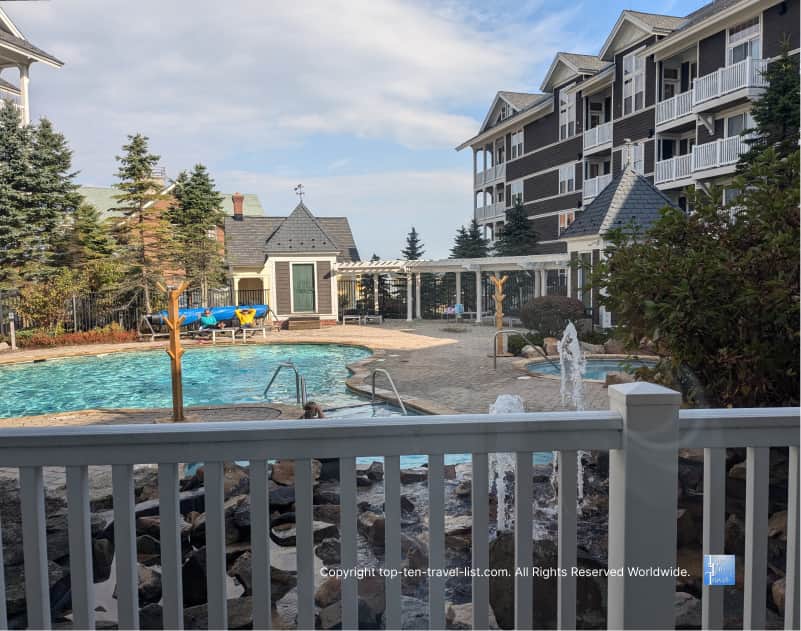 Pool at Allegheny Springs in Snowshoe, West Virginia