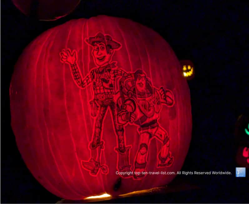 Toy Story jack o'lantern 