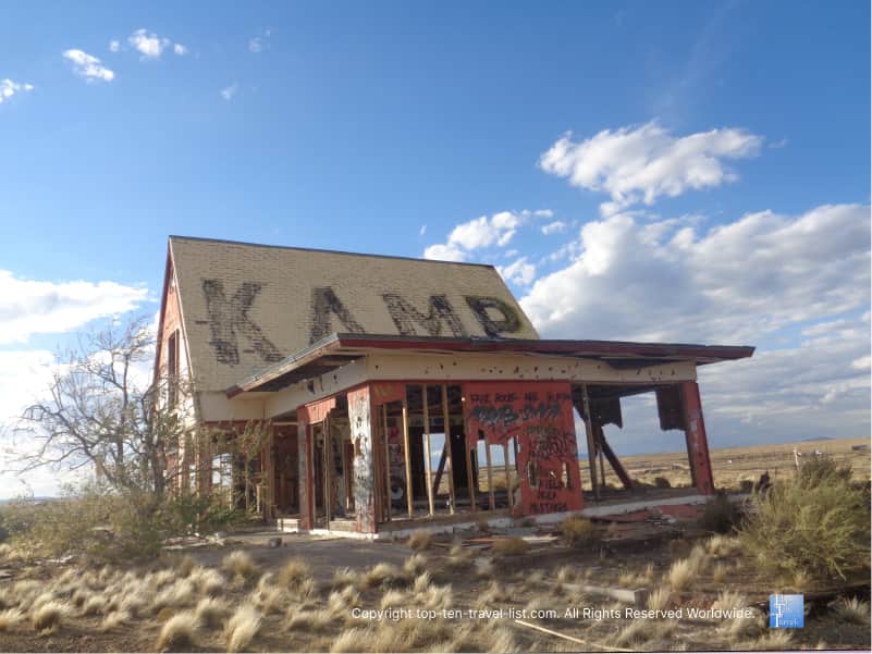 Abandoned KOA campground in Two guns, AZ