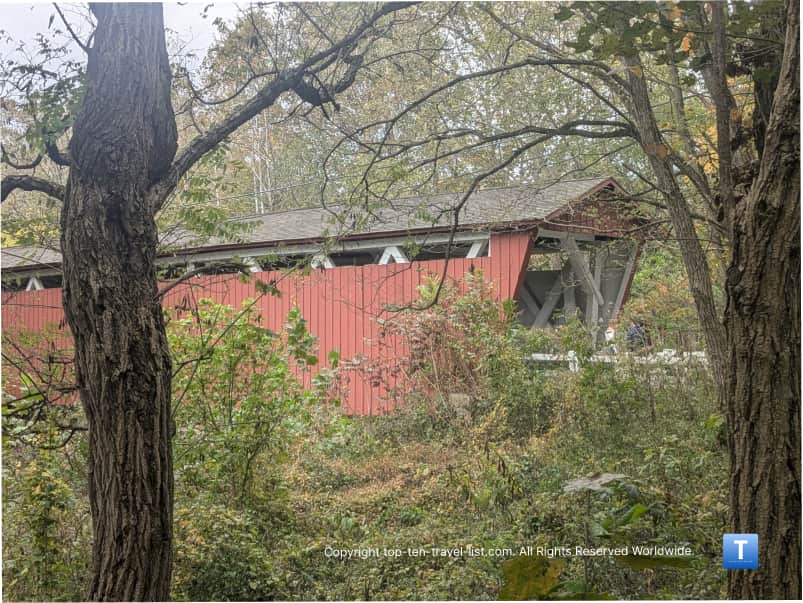 Everett Covered bridge in Peninsula, Ohio