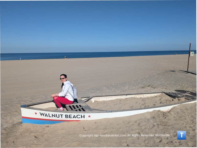 Walnut Beach boat photo opp 