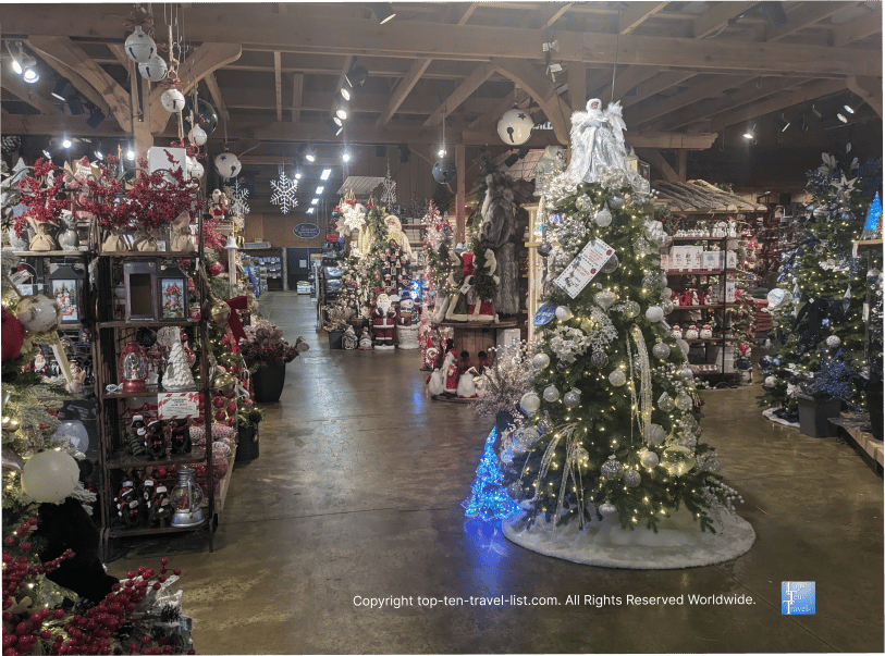 Beautiful holiday display at Maria Gardens in Strongsville, OH