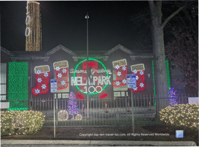 Nela Park East Cleveland 100th Anniversary Light Display 