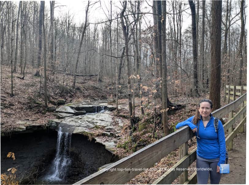 Blue Hen Falls at Cuyahoga Valley National Park in Ohio