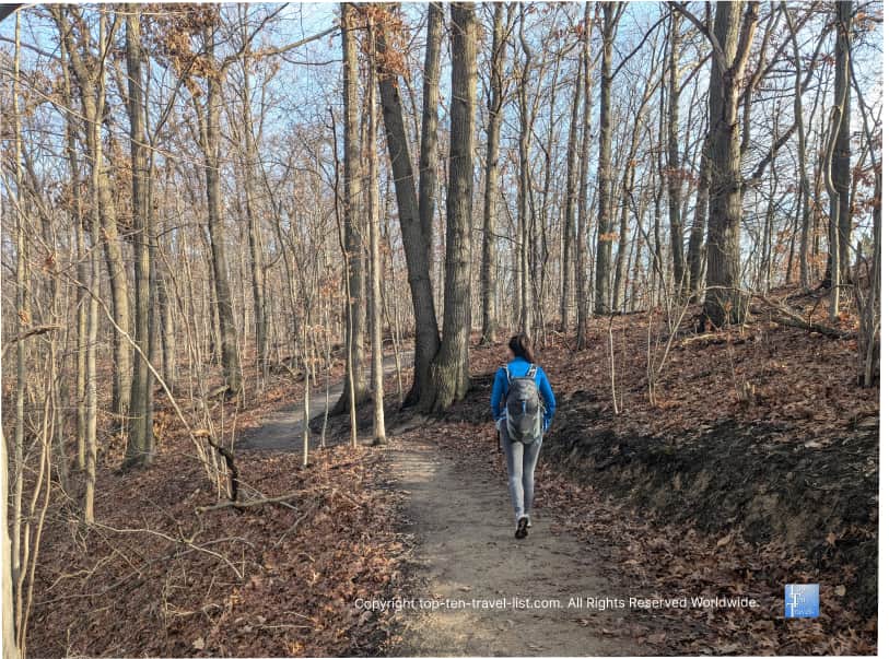 Hiking to Blue Hen Falls in the Cuyahoga Valley National Park