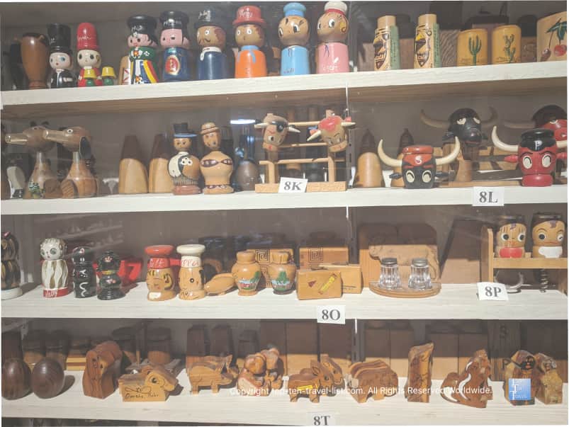 Wood carved salt and pepper shakers